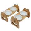 Premium Double Pet Bowl with Neck Guard and Stylish Design