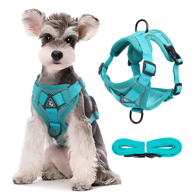 Dog Leash Tank Top Pet Braces Reflective Breathable Leash for Cats And Dogs Pet Harness