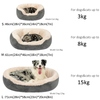 Pet Oval Kennel Dog Bed Mat Warm Winter Pet Supplies