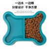Sturdy Dual Pet Bowl Design for Cats and Dogs Feeding