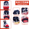 Festive Christmas Pet Outfit Sweater for Halloween and Holiday Celebrations