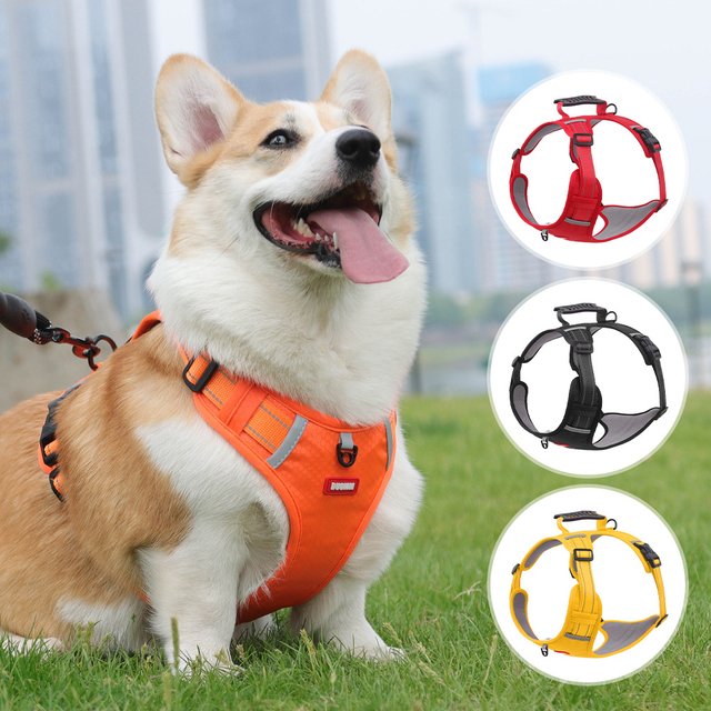 Pet Leash Tank Top Puppy Harness Explosion-proof Impact Reflective Dog Chest Back Pet Product