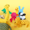 Pet Dog Toys Teeth Grinding Explosive Dog Calming Training Knot Bite-resistant Toy