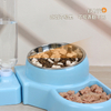 Pet-Friendly 2-in-1 Automatic Feeding Bowl for Cats and Dogs