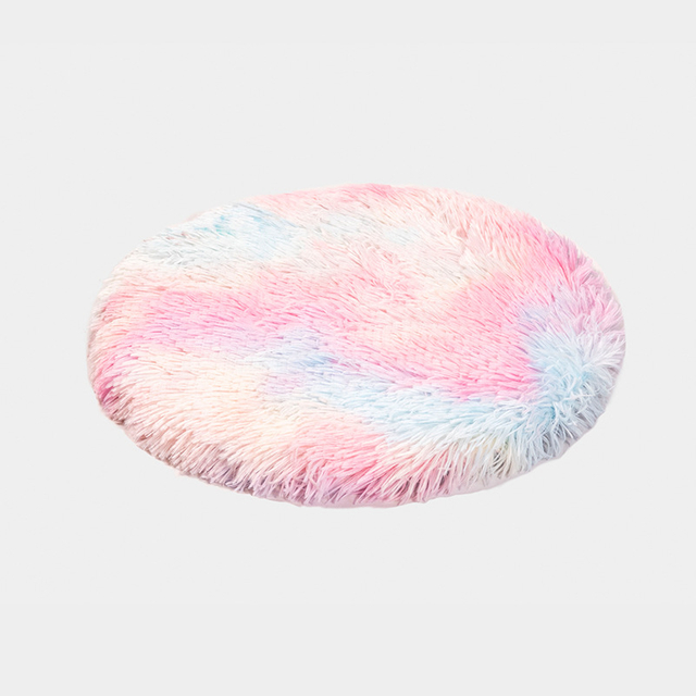 Home Cute Girlishness Crypto Plush Pet Mat Warm And Comfortable 