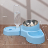 Pet-Friendly 2-in-1 Automatic Feeding Bowl for Cats and Dogs