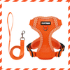 Dog Chest Back Breathable Pet Chest Strap for Small Dogs Breathable Printed Dog Leash Pet Harness