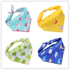 Christmas Triangle Bib for Dogs with Stylish Plaid and Towel Design