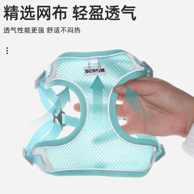 Pet Braces Summer Vest Style Breathable Dog Harness Breathable Dog Leash