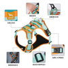 New Dog Leash Bomb Blast Big Dog Chest Back Reflective Commuter Dog Rope Pet Harness