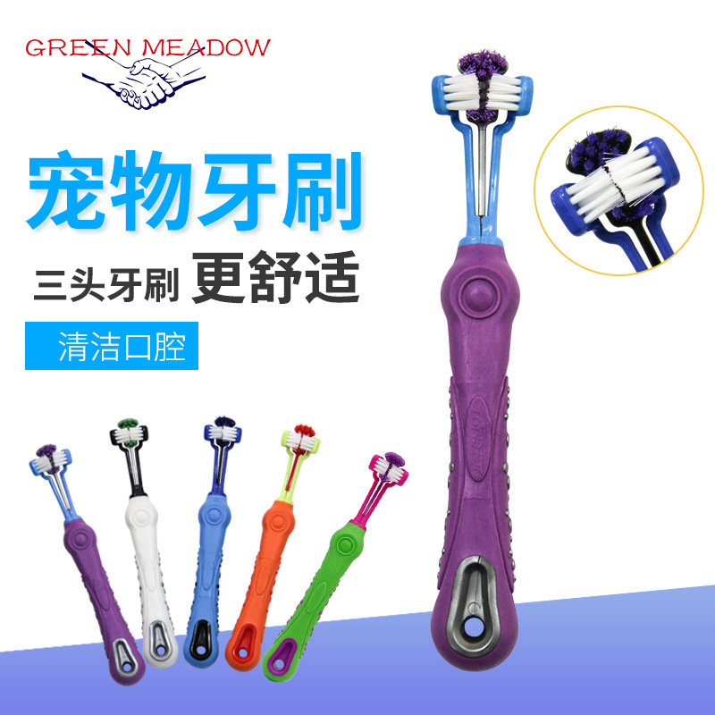 Ultimate Pet Toothbrush for Effortless Cleaning of Dogs and Cats