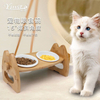 Premium Double Pet Bowl with Neck Guard and Stylish Design