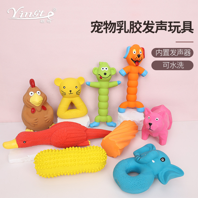Engaging Cartoon Pet Toys for Durable Teeth Grinding Relief and Fun