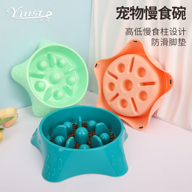 Ergonomic Choking Prevention Bowl for Healthy Pet Feeding Solutions