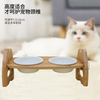 Premium Double Pet Bowl with Neck Guard and Stylish Design