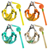 Dog Leash Dinosaur Cartoon Puppy Chest Back Comfortable Breathable Dog Rope Reflective Dog Harness
